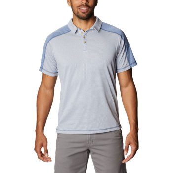 Columbia Muške Polo Majice - Summit View Tamno Sive | CHBY-72185